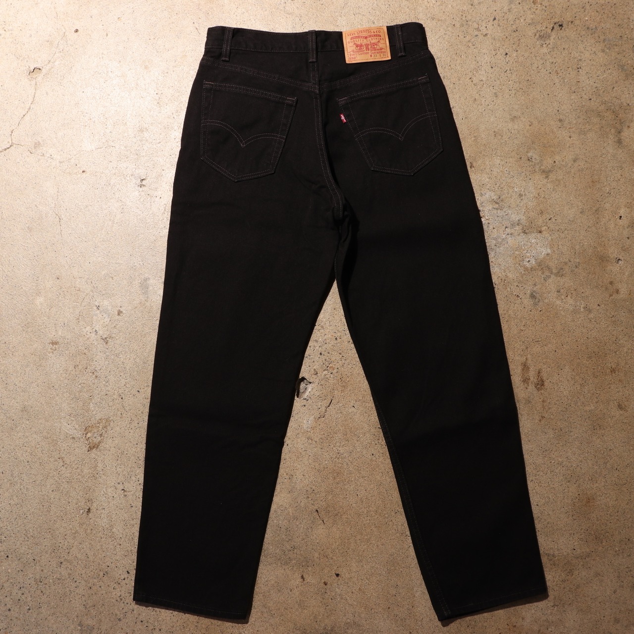 Mint Condition 33×30 Levi’s 550 USA サルファーブラック デニムパンツ 02年