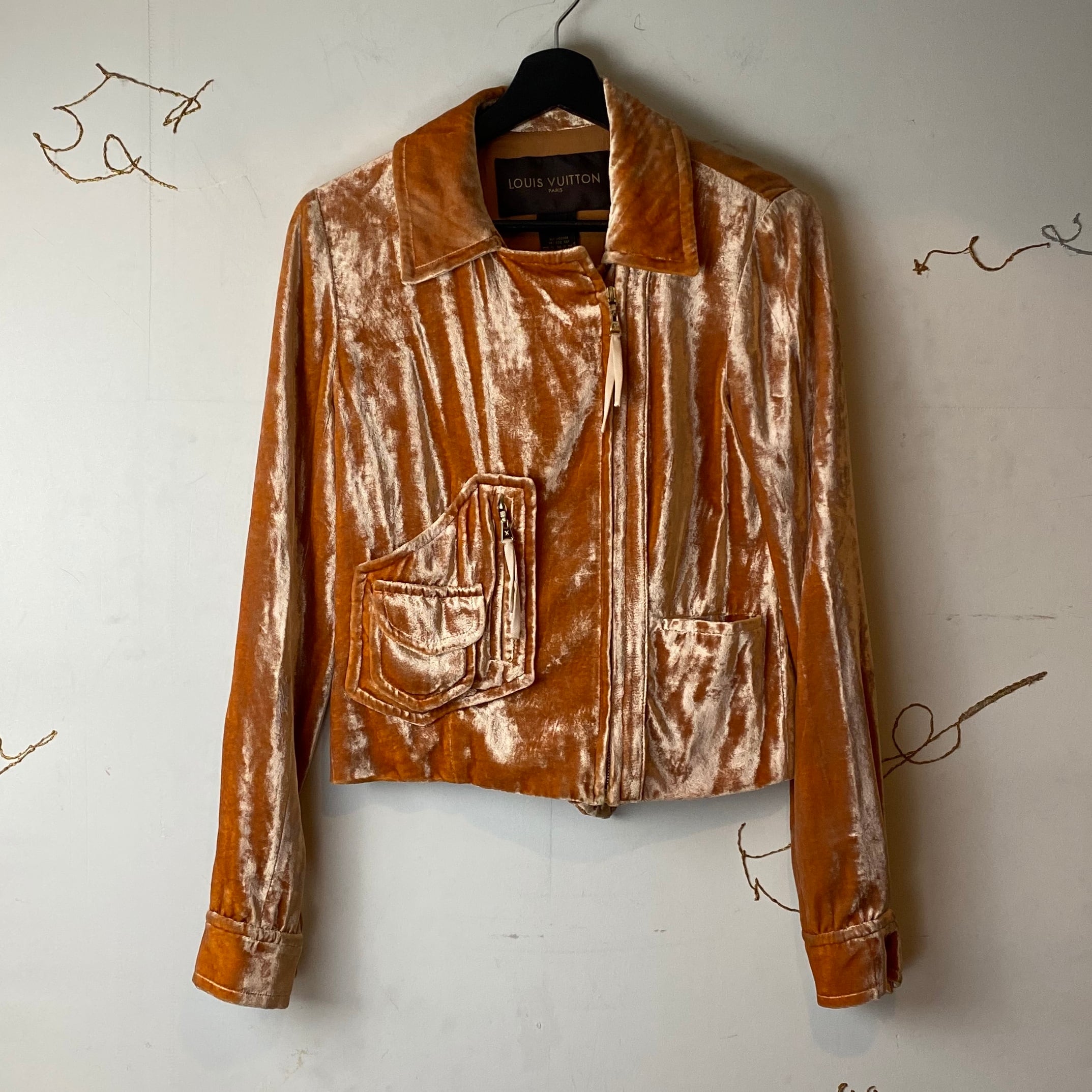 LOUIS VUITTON velvet riders jacket | NOIR ONLINE