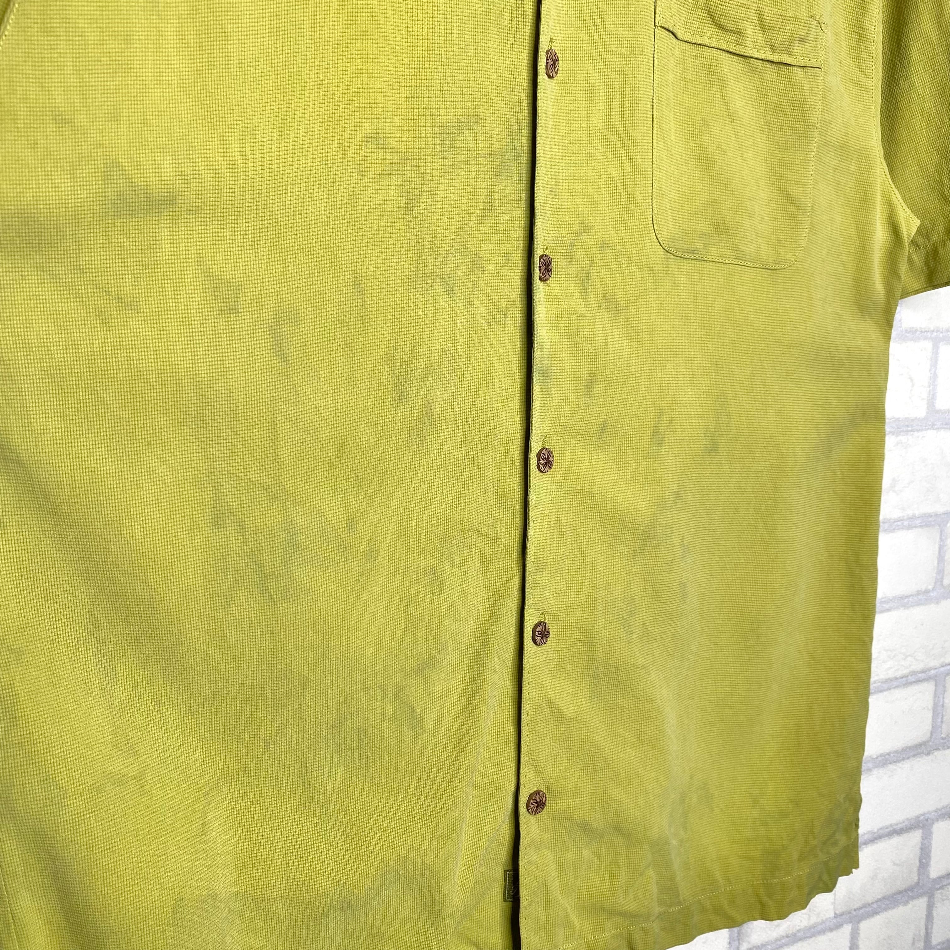Tommy Bahama 半袖シルクシャツ M（L相当） シルク100% | 古着屋OLDGREEN