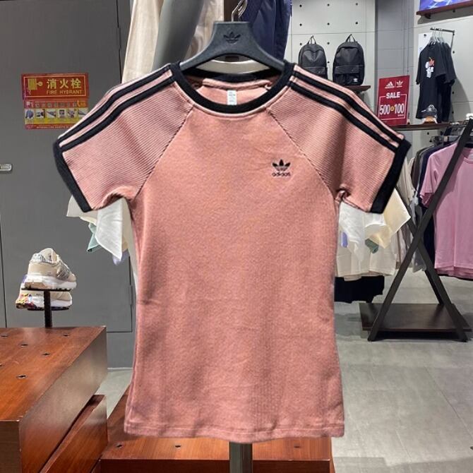 adidas Originals スリーストライプス ワッフル 半袖Tシャツ