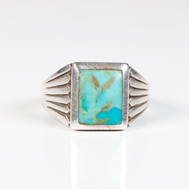 Turquoise Silver Ring #18 (used)