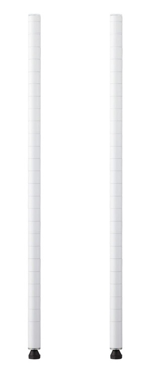【努力特価】エレクター ベーシックシリーズ ポール 1000mm ホワイト (2本入) B40PW2 ホームエレクター後継品