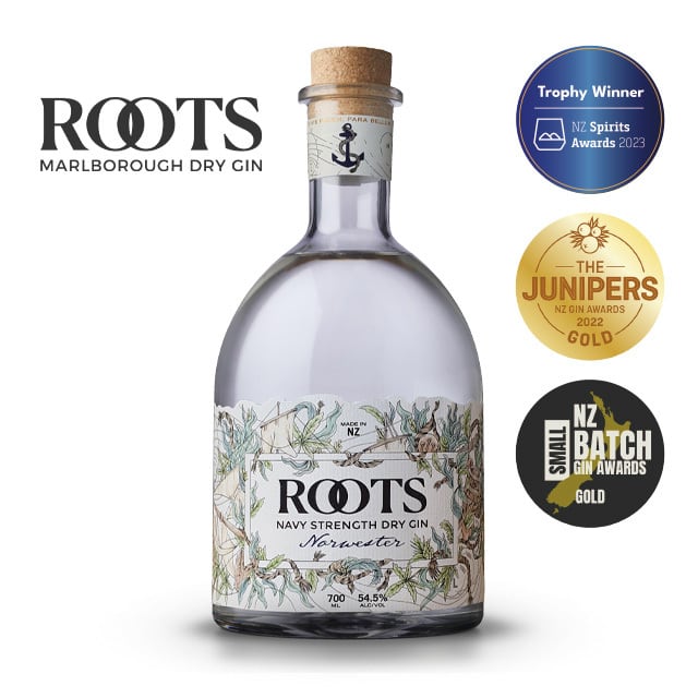 ルーツ ' ノーウエスター ' ネイビーストレングス・ドライジン / Roots