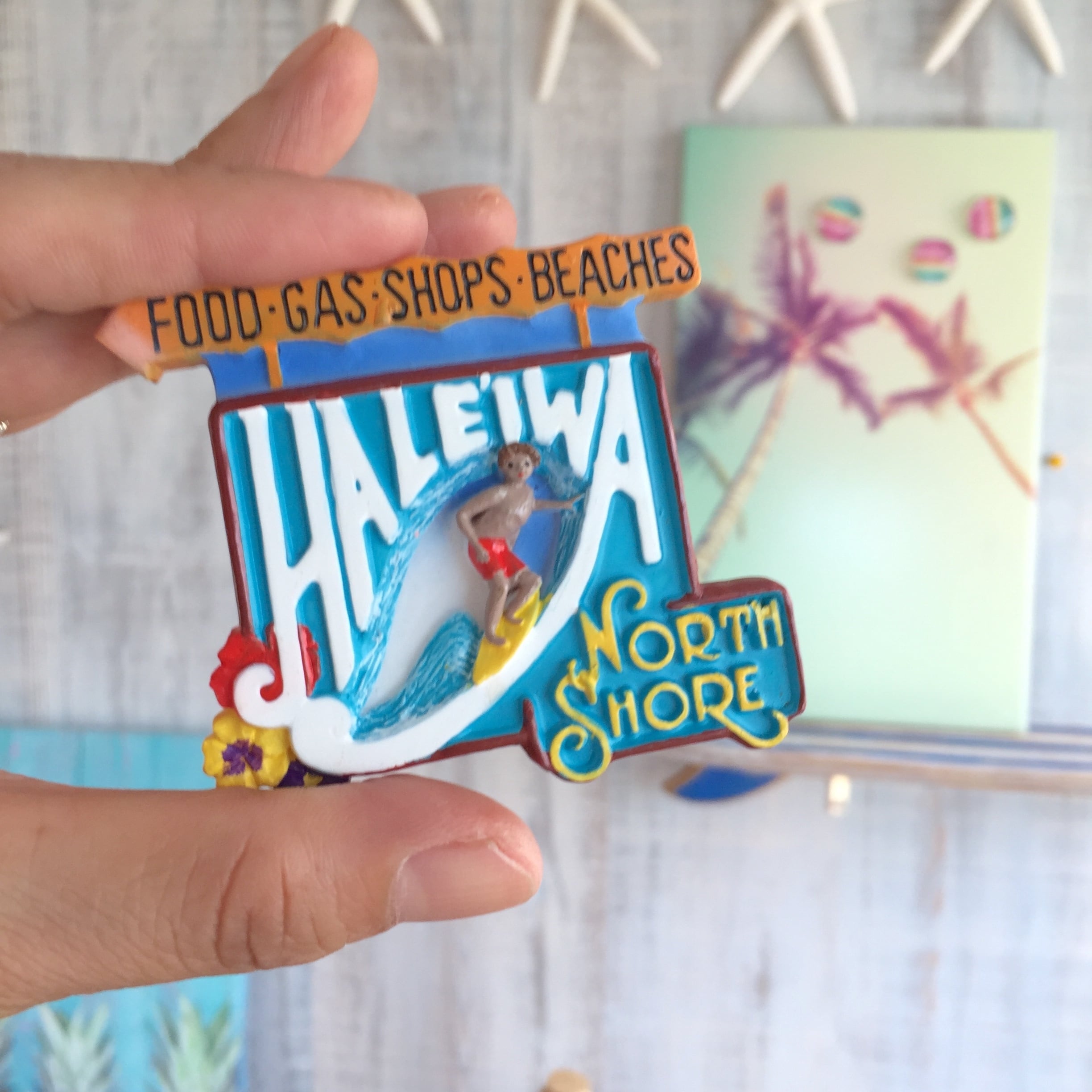 Haleiwa signs magnets ハレイワサイン マグネット ハレイワの看板