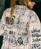 【ご予約専用】ギャザーロゴヴィンテージチェックシャツ CQ-47092