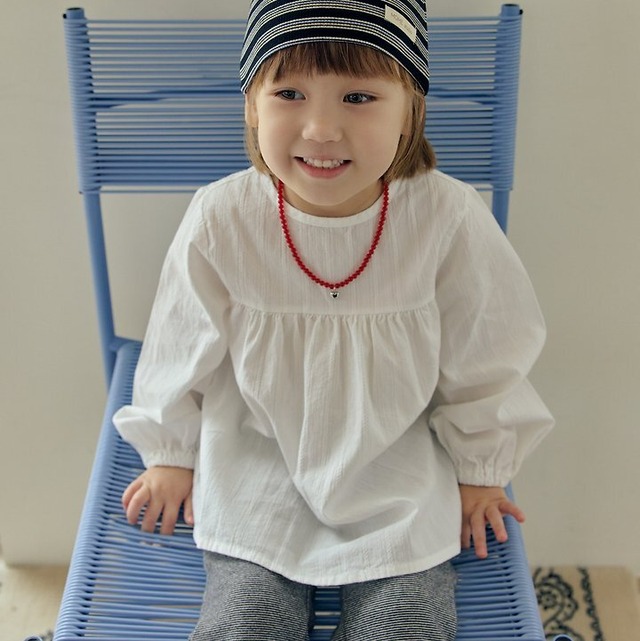 韓国子供服 / 26Autumn / 〖取寄〗MOME / ラブブラウス / キッズ服 /ナチュラル服 / 秋服 *XS~XL*
