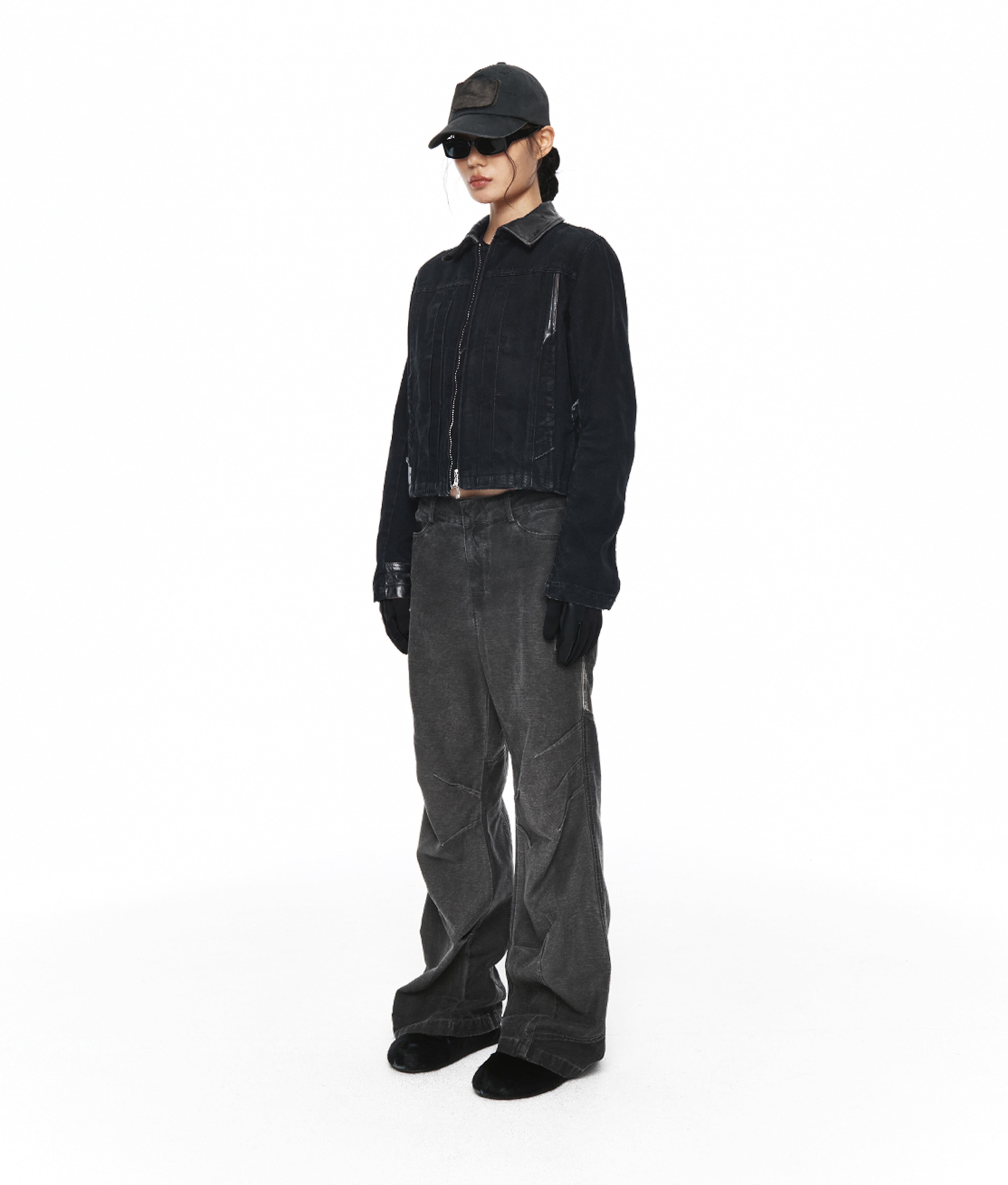 XLIM] EP.8 WOMEN 03 TROUSERS COLOR : WASHED BLACK 正規品 韓国