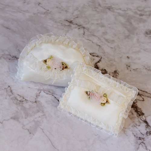 ポーチ & ミニ ティッシュ ケース