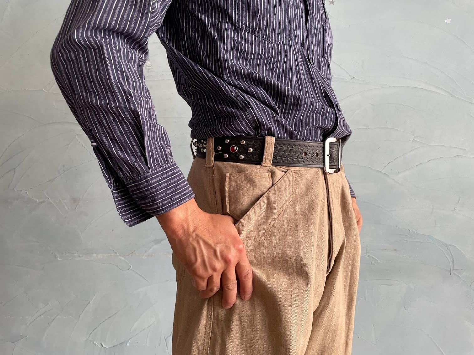 スタッズベルト 《シメナワ》 | 荒馬スタッズ工業