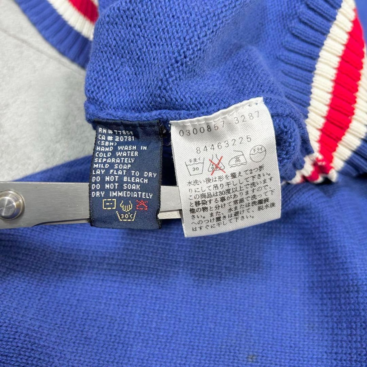 【至高】トミーヒルフィガー ハーフジップニット 90s 極希少 一点物 コットン