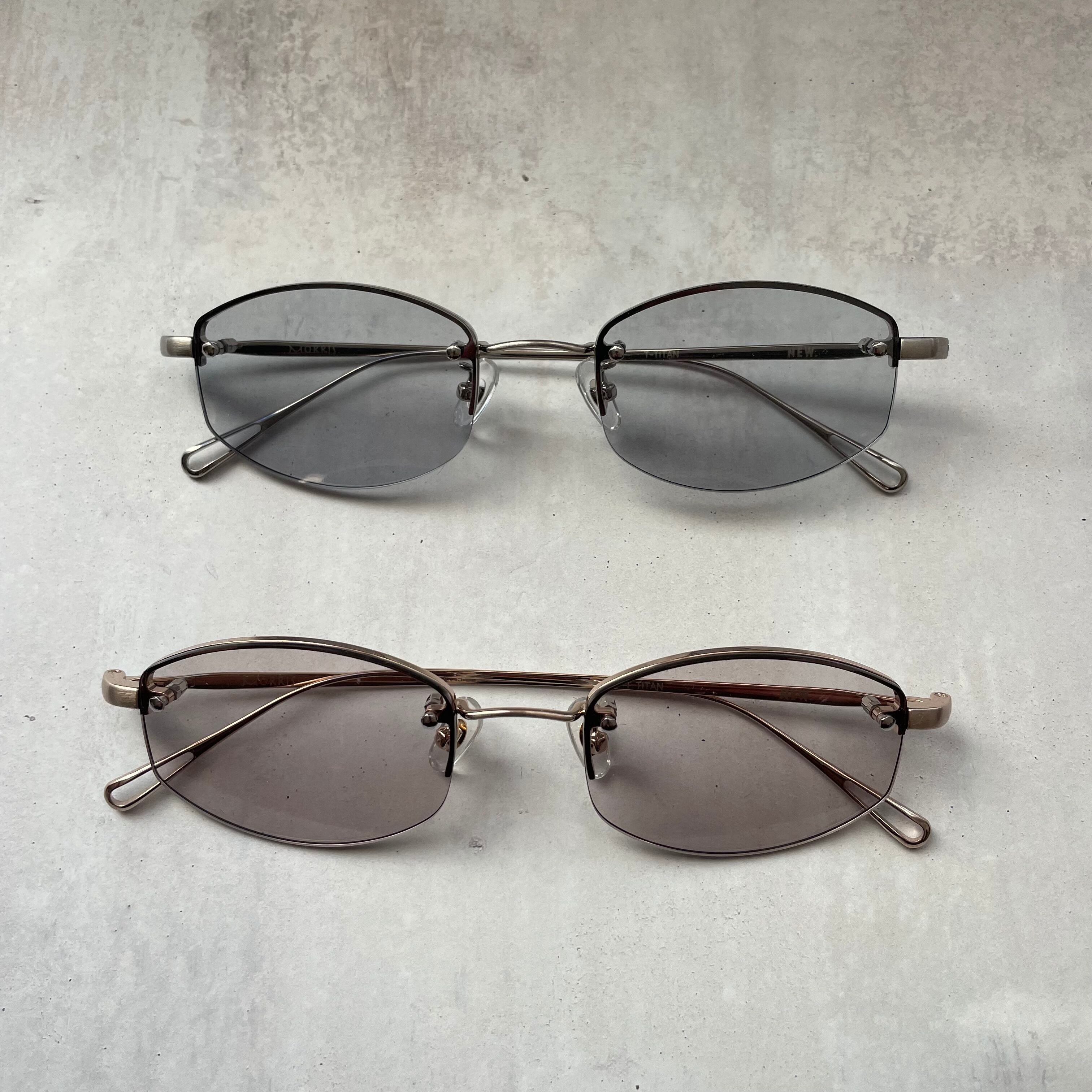 NEW. MORRIS サングラス blasted silver/blasted gold | 旅ト眼鏡