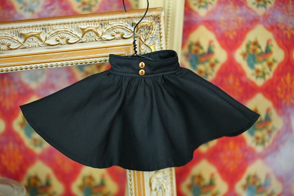 MDD対応OF【おしゃま全円ミニスカート(黒)】 MDD Outfit MDD対応OF【おしゃま全円ミニスカート(黒)】 MDD Outfit
