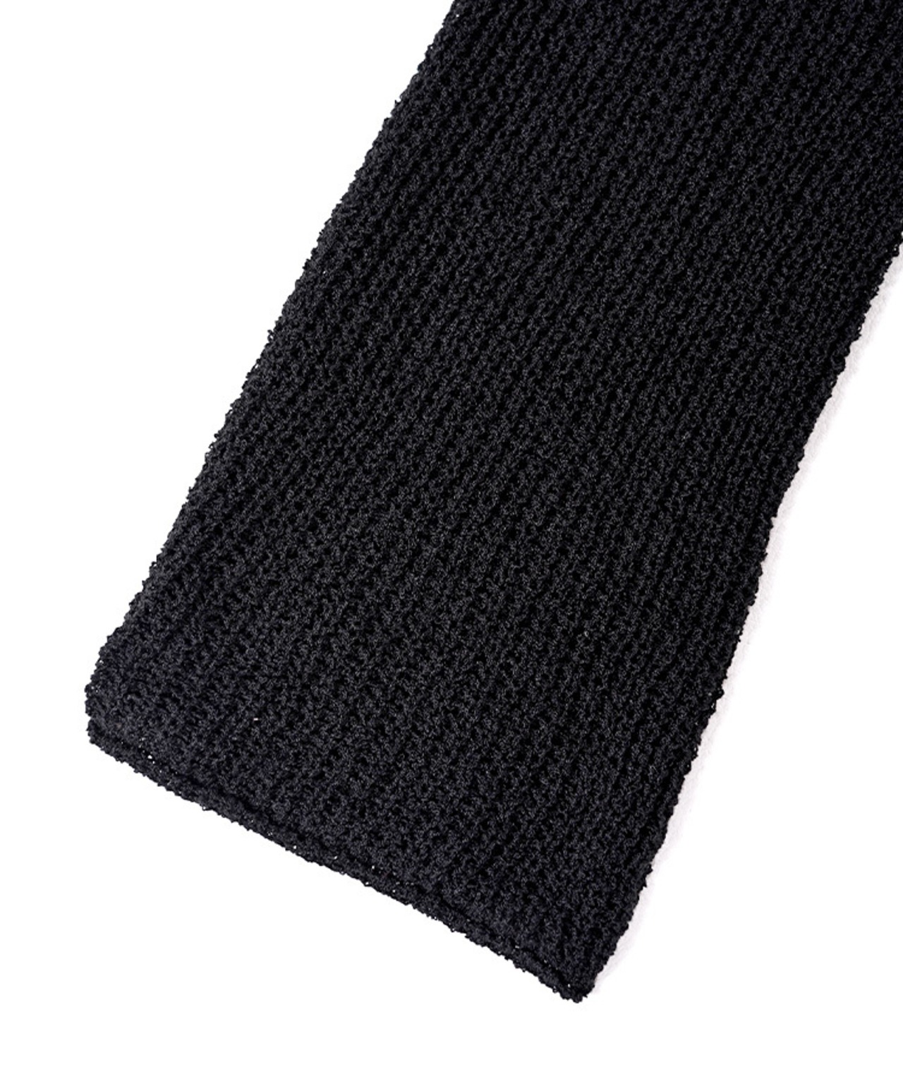フラッグC Vネックローゲージニット (BLACK)　CQ-47042
