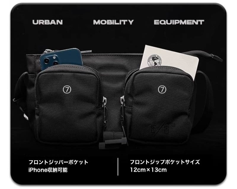 15/16 コーデュラナイロンFIDLOCK®ショルダーバッグ ラージサイズ