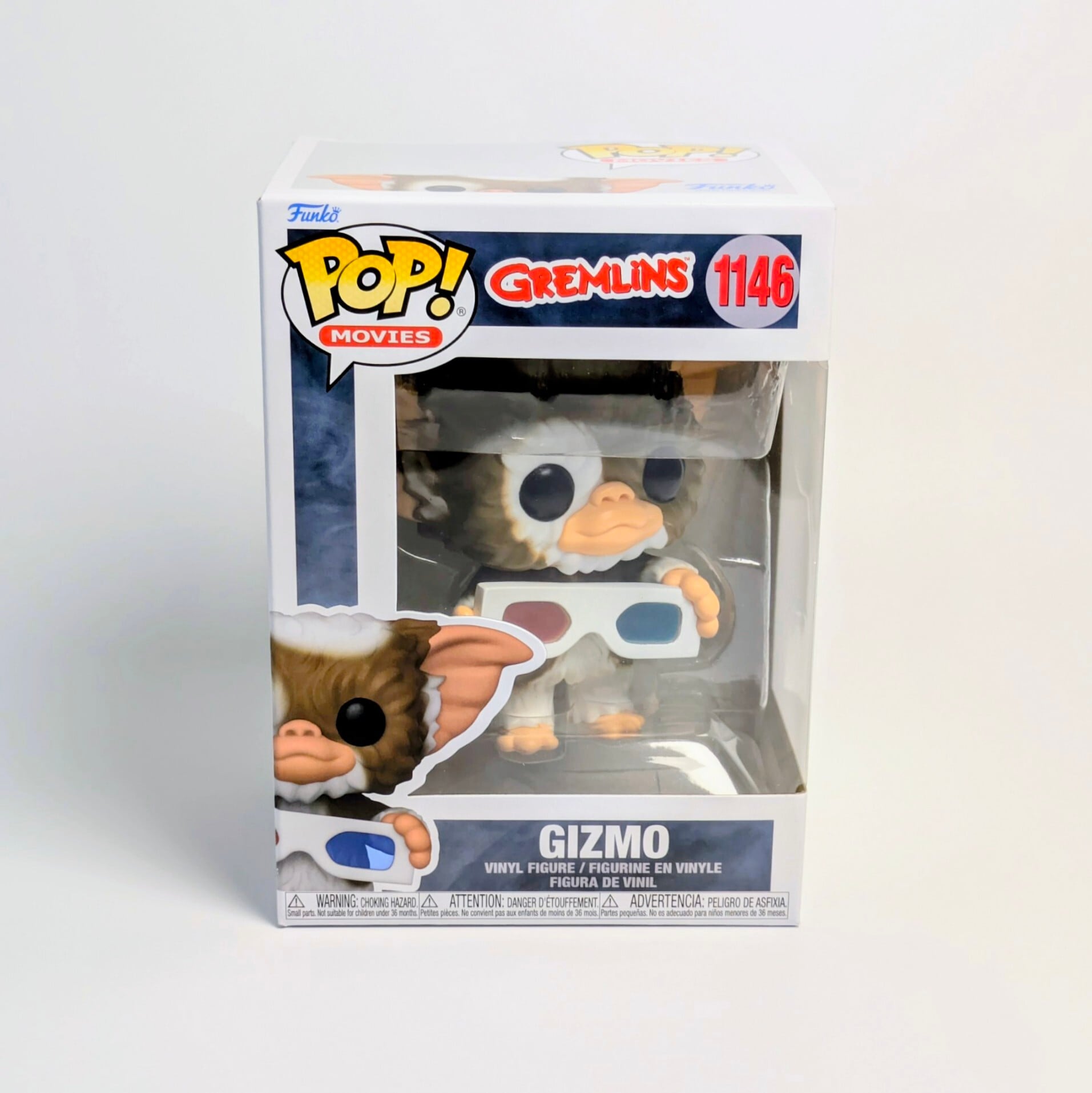 ☆US直輸入☆ FUNKO 【 POP! MOVIES VINYL FIGURE 】GREMLINS GIZMO with 3-D GLASSES / グレムリン ギズモ 3Dメガネ ビニールフィギュア〚アメリカン雑貨 アメトイ〛