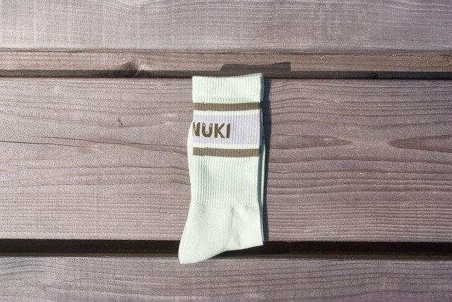 TANNUKI Running（タヌキランニング）   Sato border Socks  Charcoal