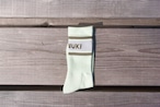 TANNUKI Running(タヌキランニング) Sato border Socks Green Haze