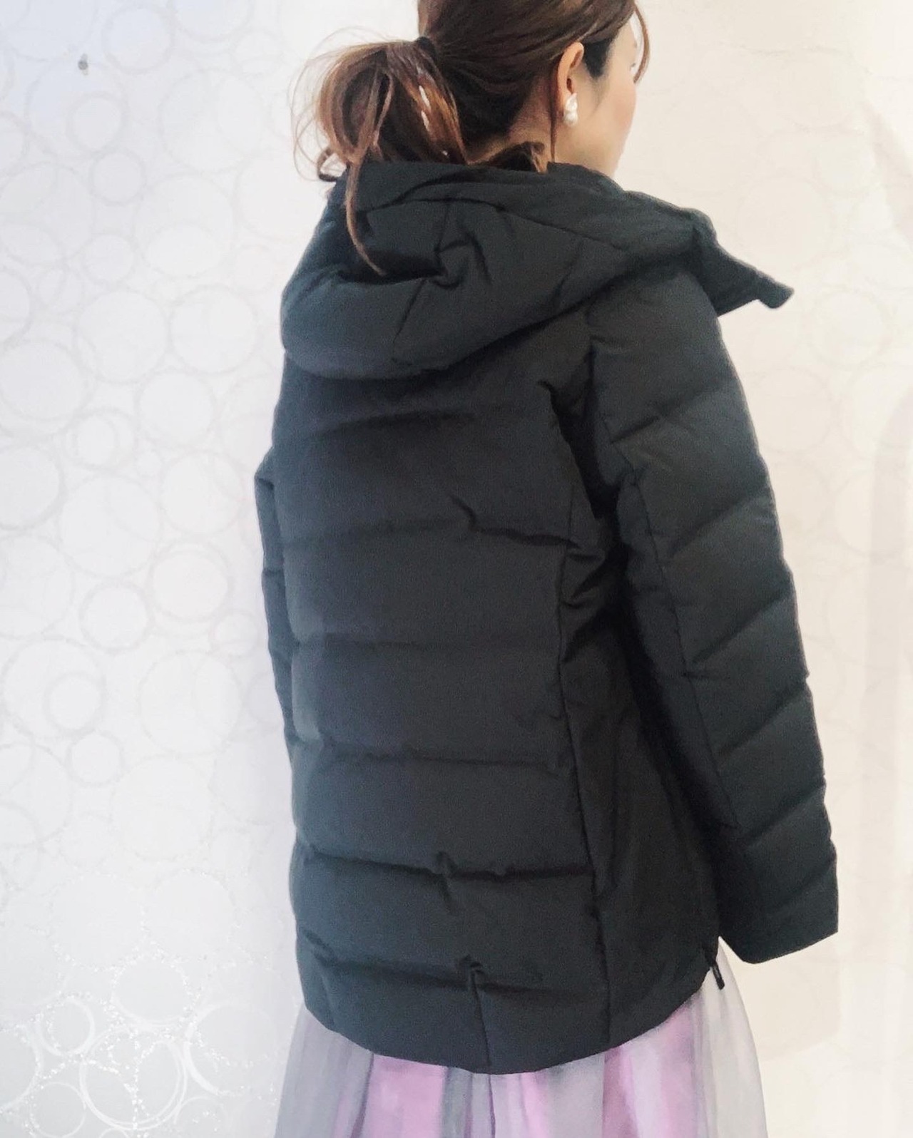 リズレイ　RISLEY risley　 シームレスステッチダウンジャケット　