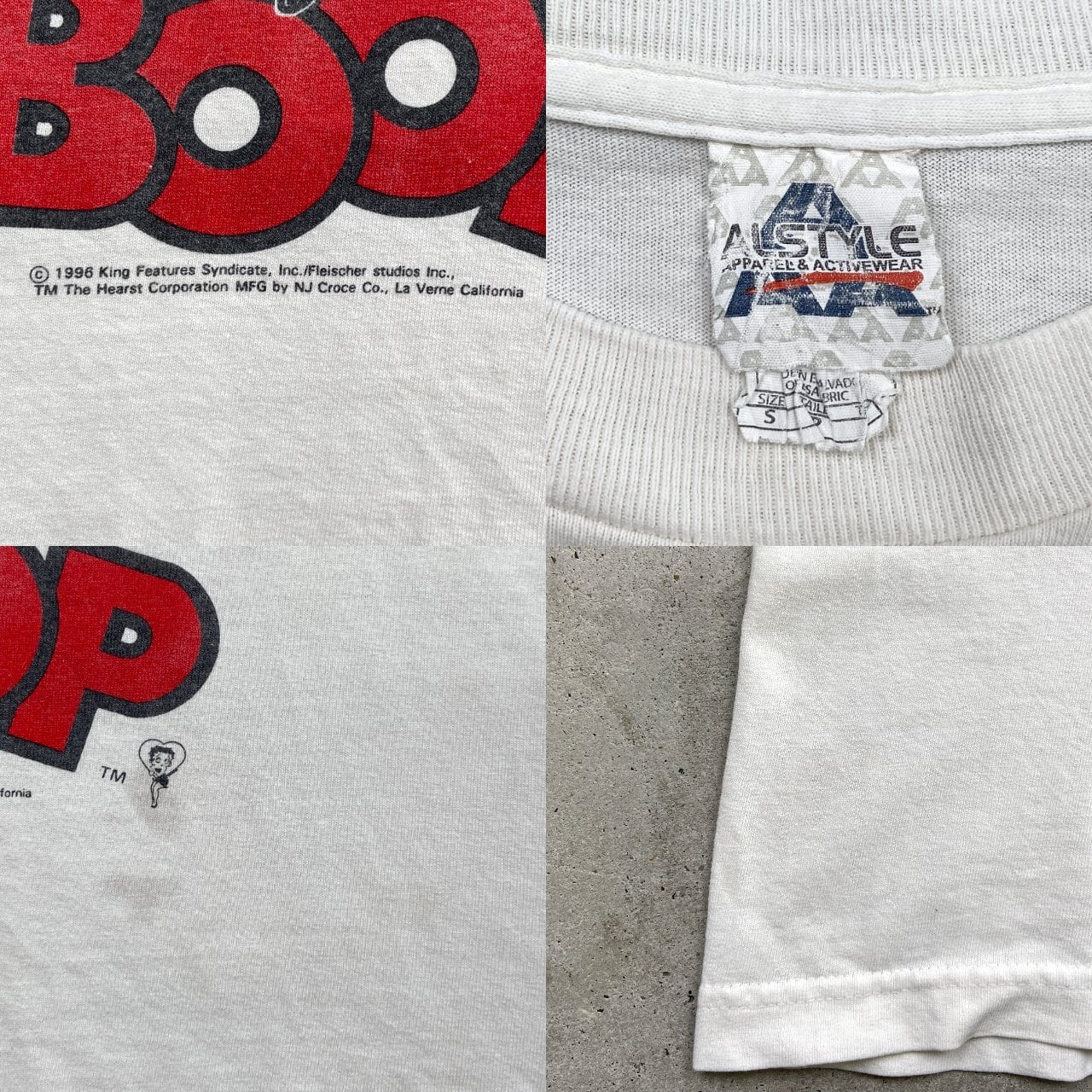 90年代 BETTY BOOP ベティーちゃん キャラクター プリントTシャツ