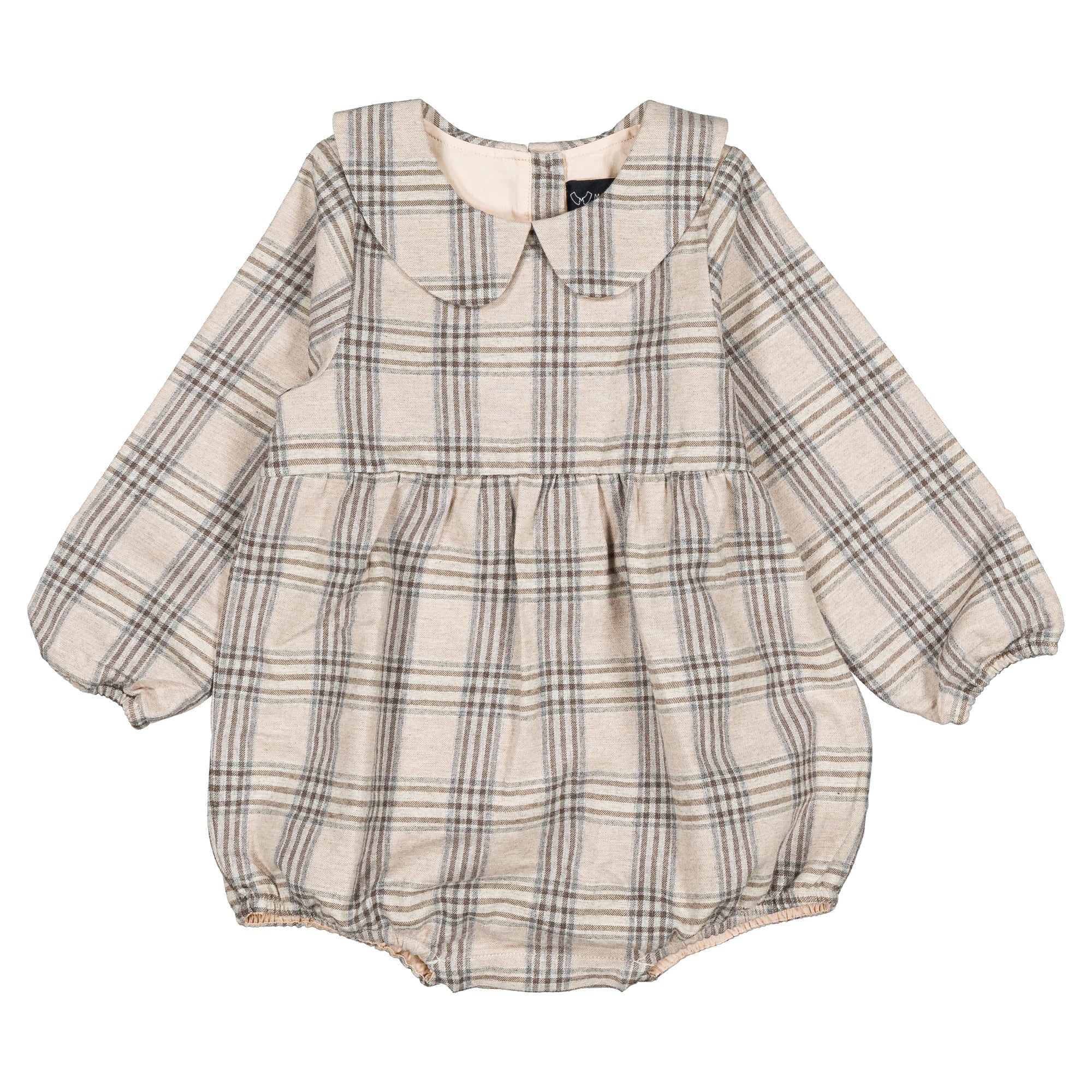 【予約・特典あり】Maison Marelle / Romper BASILE - beige tartan