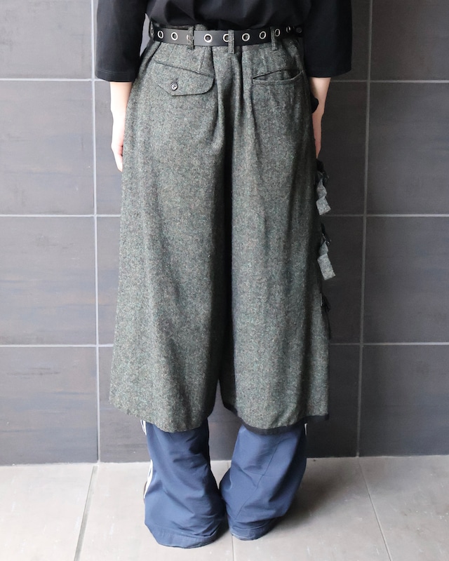 【AD2010 COMME des GARÇONS HOMME PLUS】coloring layered shorts