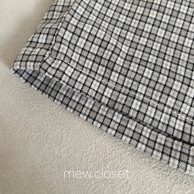 【ラス１】ELLYMOLLY / ［junior size］Dayfit check shorts
