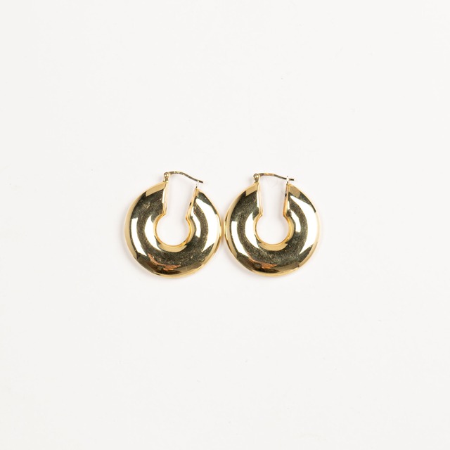 14K Gold O Earrings