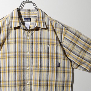 極美品 M 10年 Puckerware Shirt Patagonia パッカーウェアシャツ パタゴニア  シアサッカー