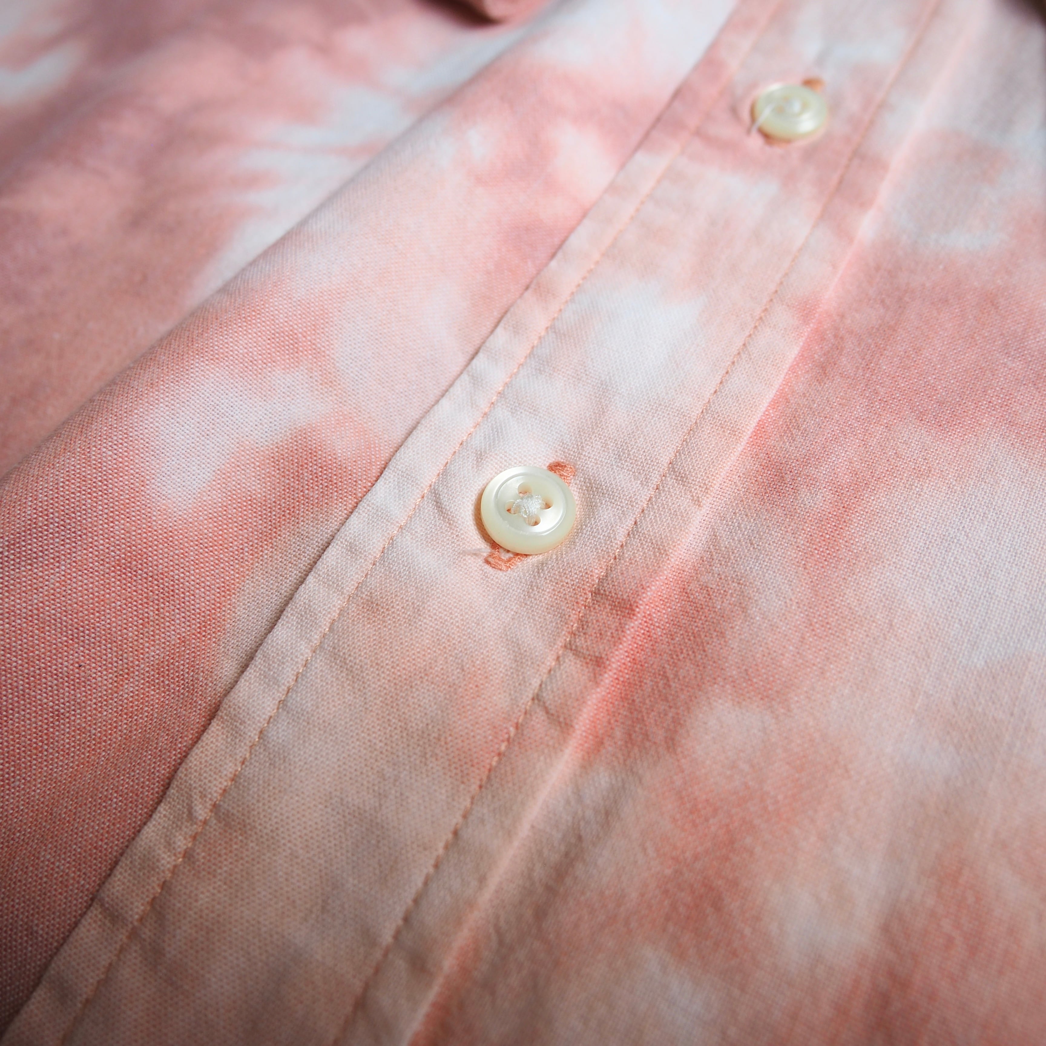 " L.L.Bean " Beautiful Flamingo pink Color Tie dye Over silhouette shirt