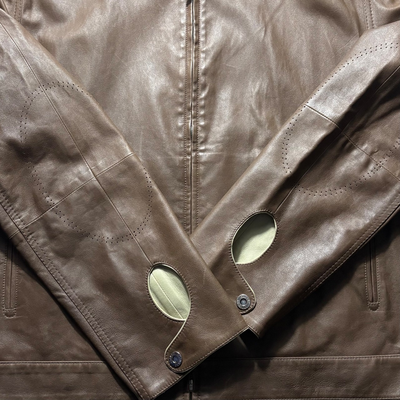 DUNHILL “Automobile Tailors” goatskin riders jacket