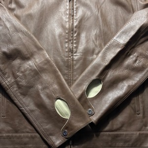 DUNHILL “Automobile Tailors” goatskin riders jacket