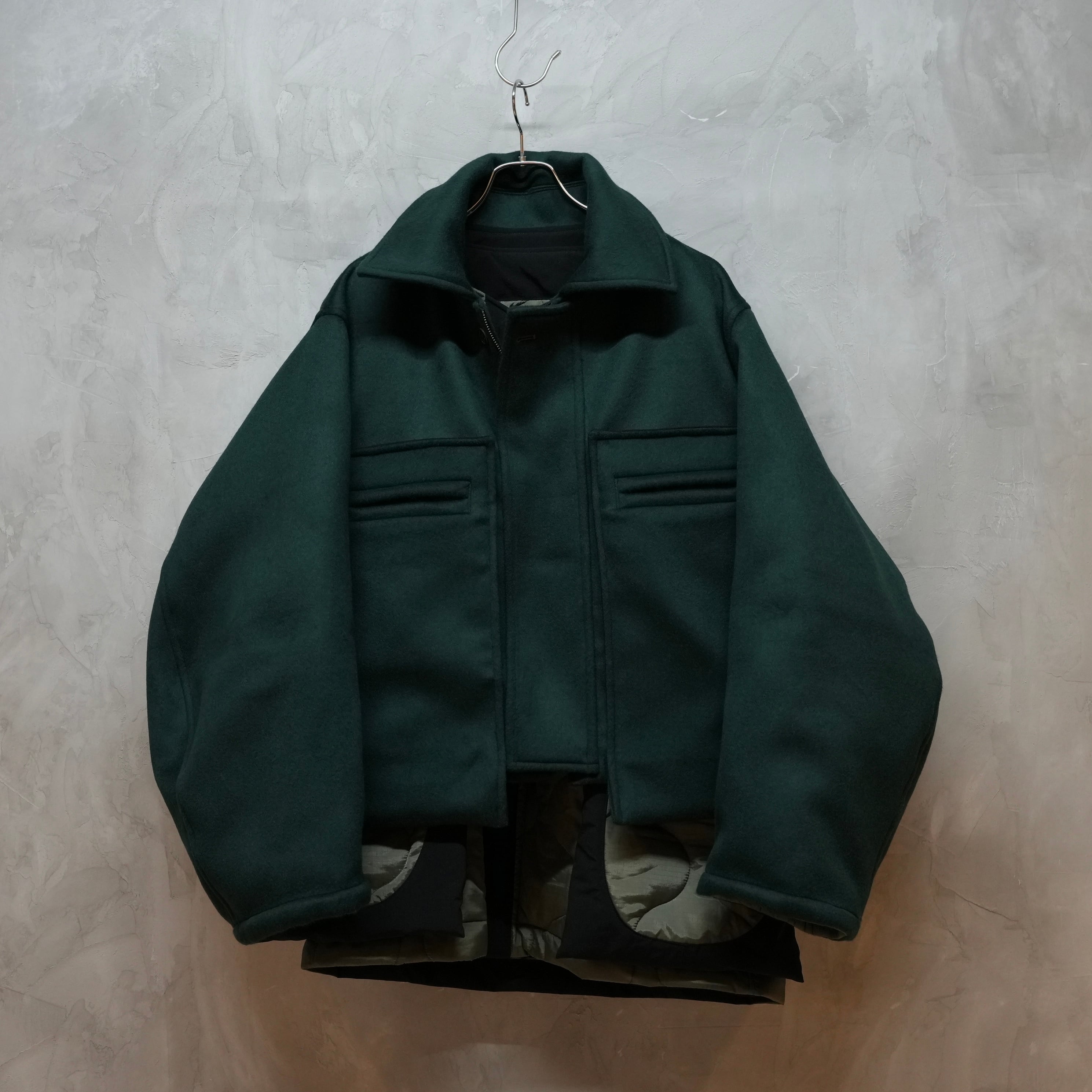 7face blouson green
