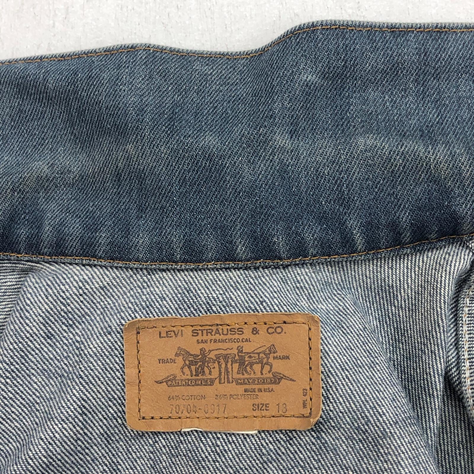 LEVI'S リーバイス 80年代 USA製 70704- 0917 オレンジタブ デニム
