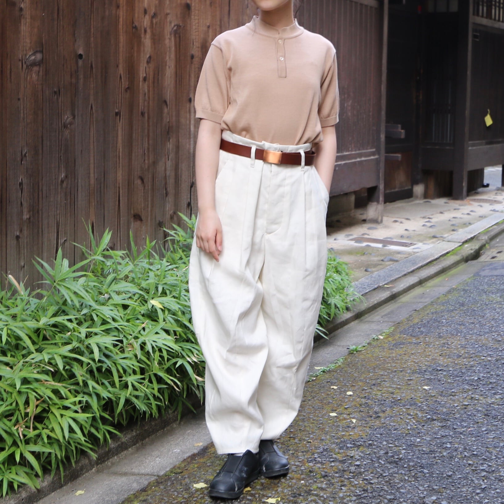 ASEEDONCLOUD アシードンクラウド　Sakurashi Trousers Offwhite #211502 | Routes*Roots  powered by BASE