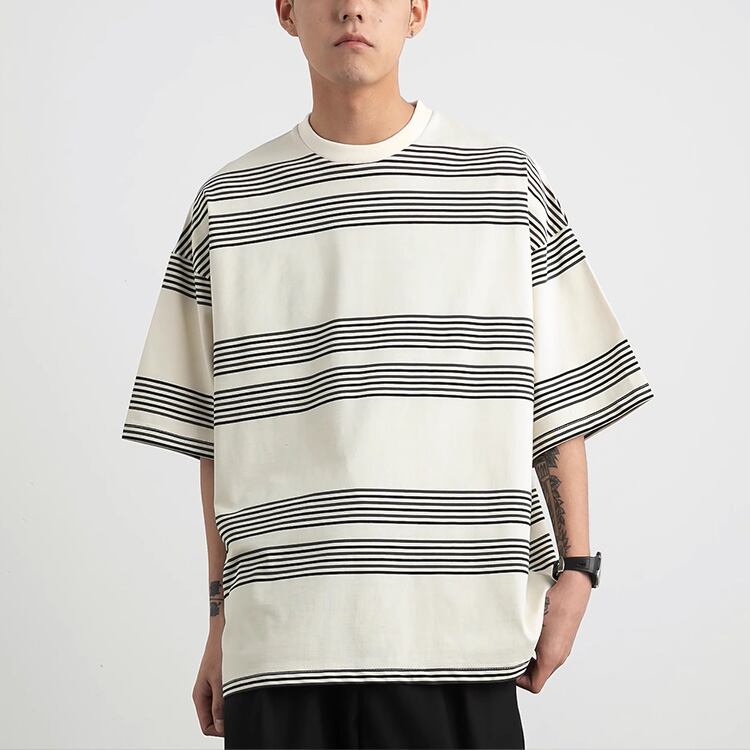 ★AMERICAN WIDE STRIPE T-SHIRT　　　A0627