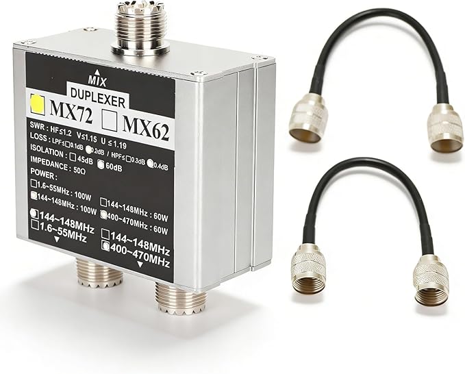 C501 VHF/UHF トランシーバー VHF UHF トランシーバー デュプレクサー、144 ～ 148 MHz および 400