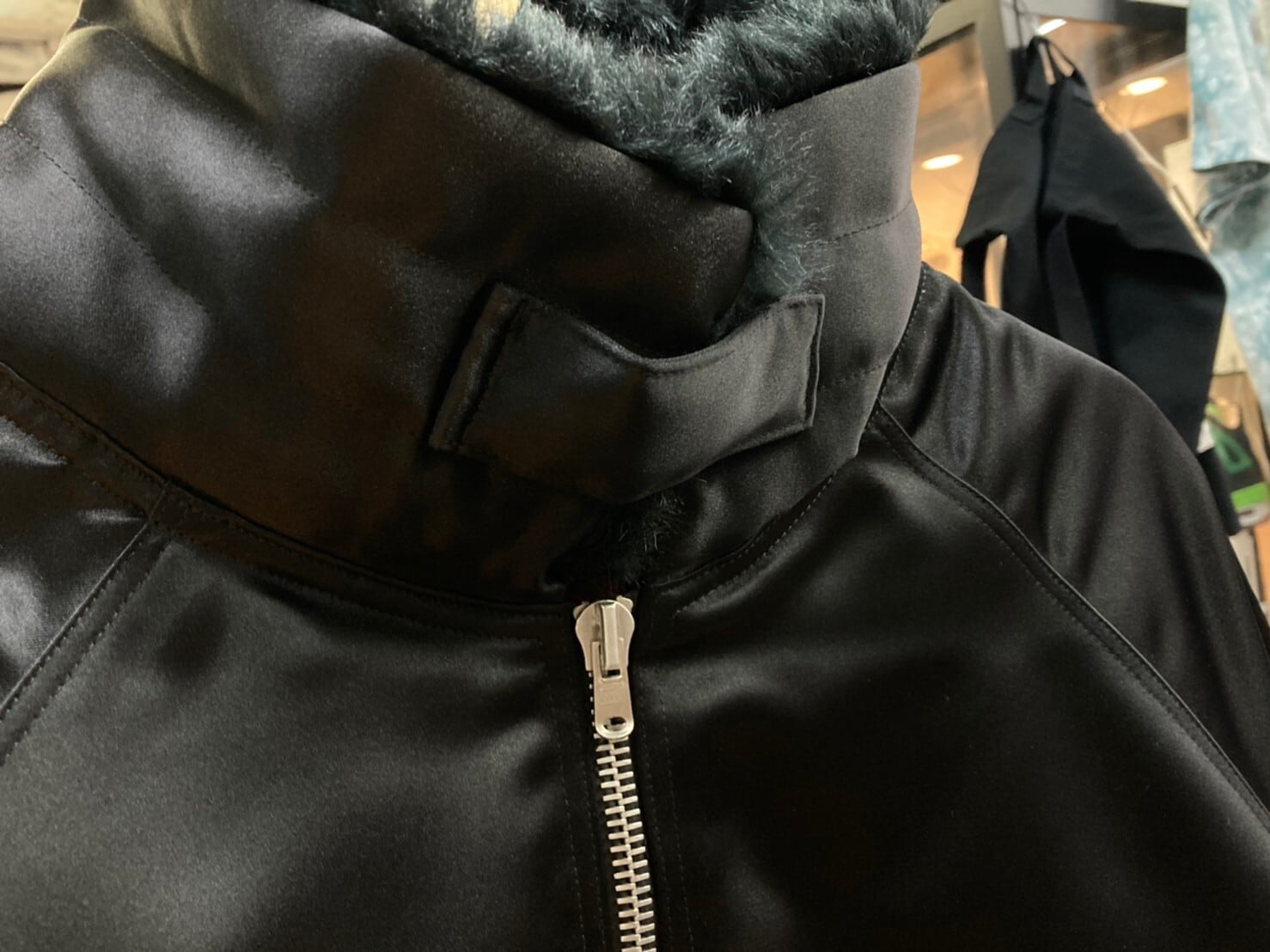 FEAR OG GOD FIFTH COLLECTION SATIN MOCKNECK BOMBER JACKET XL FEAR OG GOD FIFTH COLLECTION SATIN MOCKNECK BOMBER JACKET XL