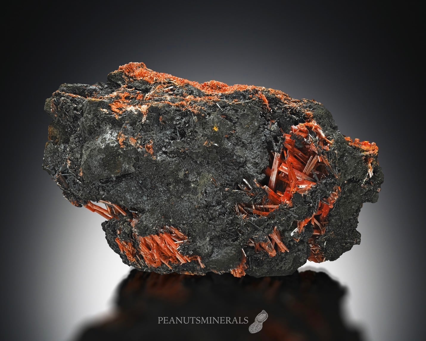 紅鉛鉱（クロコアイト）　希少鉱物標本 紅鉛鉱，クロコアイト：Crocoite- サイバークリスタルズ☆鉱物