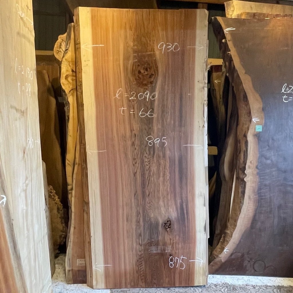 杉⑤ 一枚板 無垢材 ダイニングテーブル インテリア 2090×930-895-875