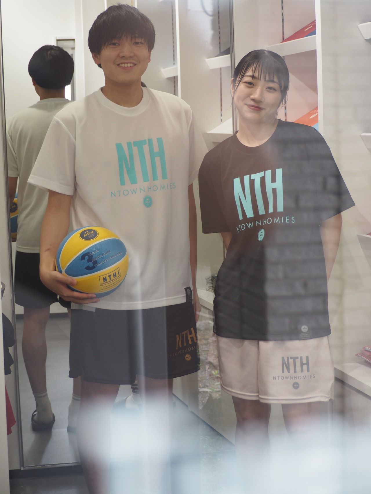 “BASIC NTH”PRACTICE PANTS color Cherryblossom×Black×Lightgrey - 5