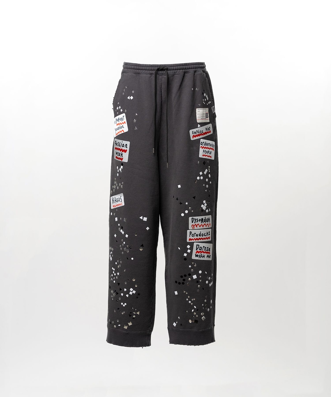 【26SS】Maison MIHARA YASUHIRO ミハラヤスヒロ /Embellished Sticker Sweat Pants - 8