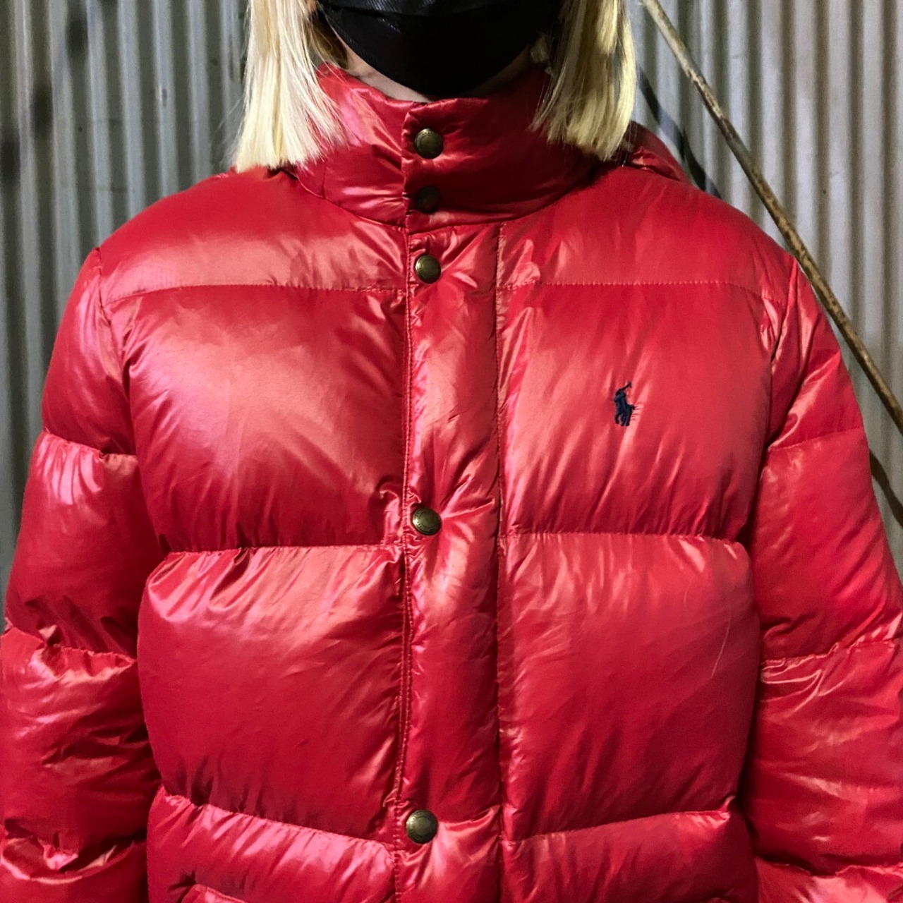 POLO RALPH LAUREN ラルフローレン ダウンジャケット キッズXL 古着 