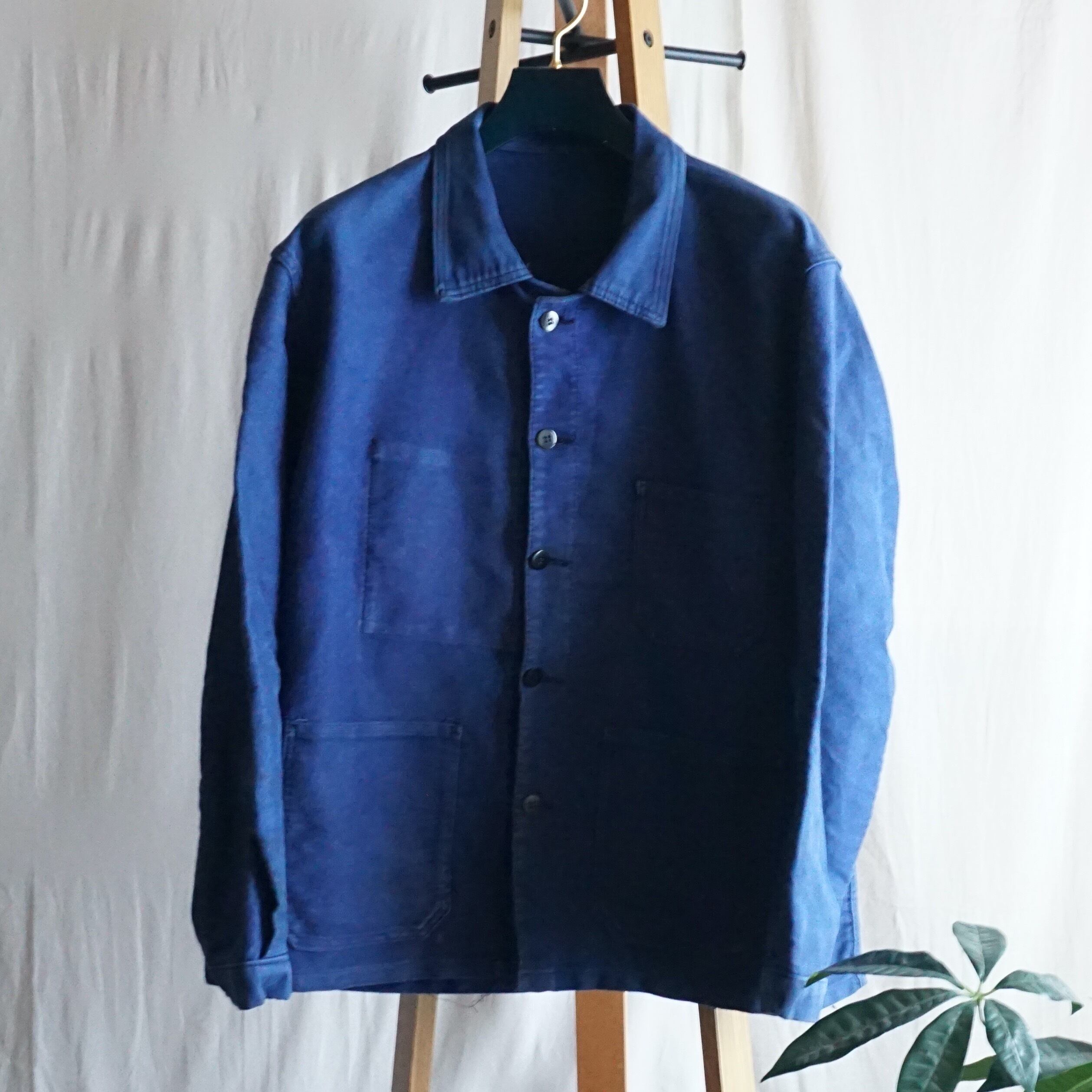 フランス モールスキン ワークジャケット 60's France [C2606] | 古着