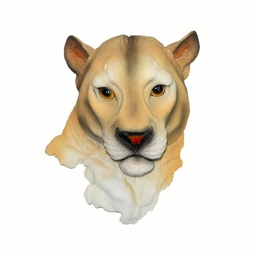 ヒョウ 黒ヒョウ 頭 彫刻 ウォールアート 豹 動物 樹脂装飾 壁掛けアート