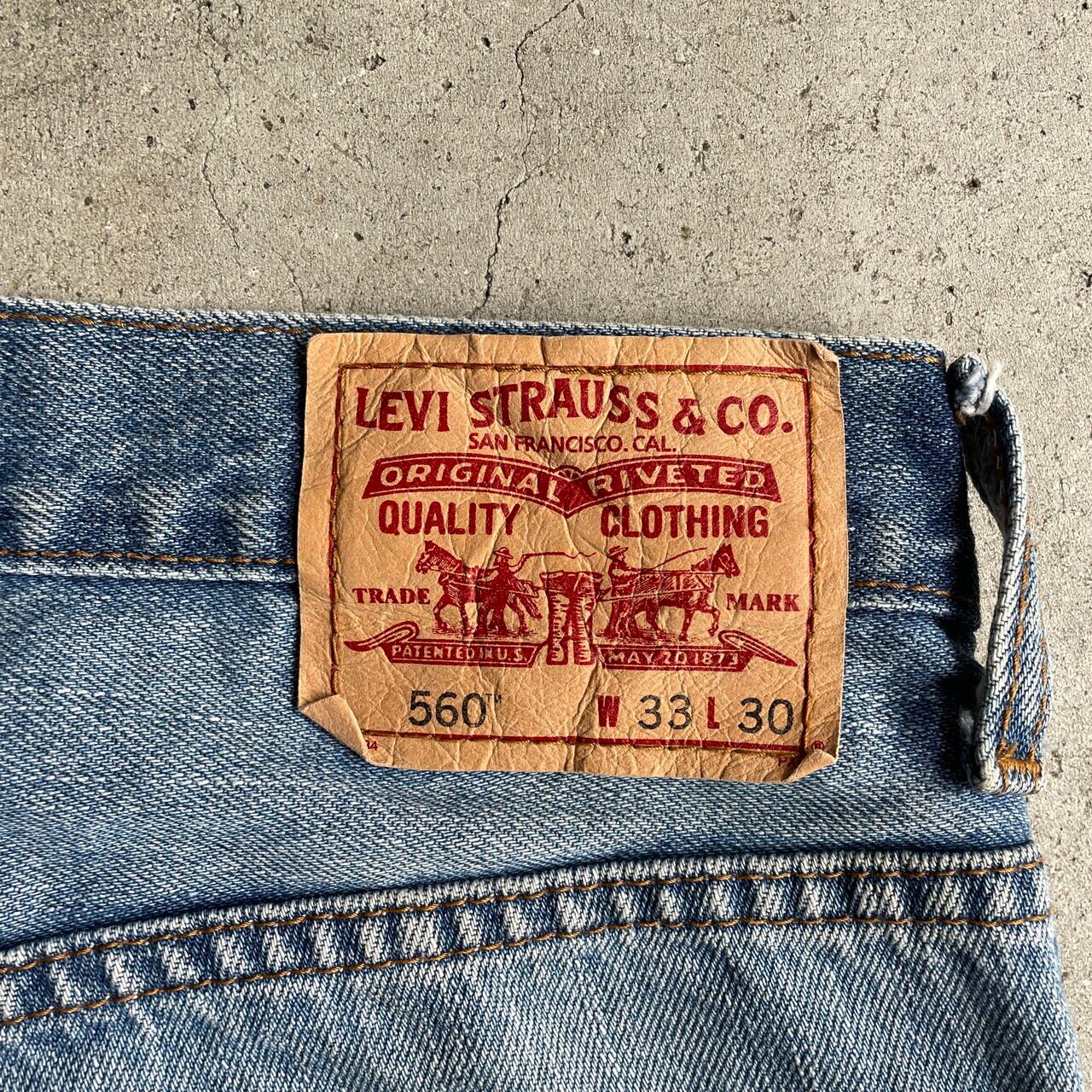 00年代 Levi's リーバイス 560 ワイド バギー COMFORT FIT テーパード