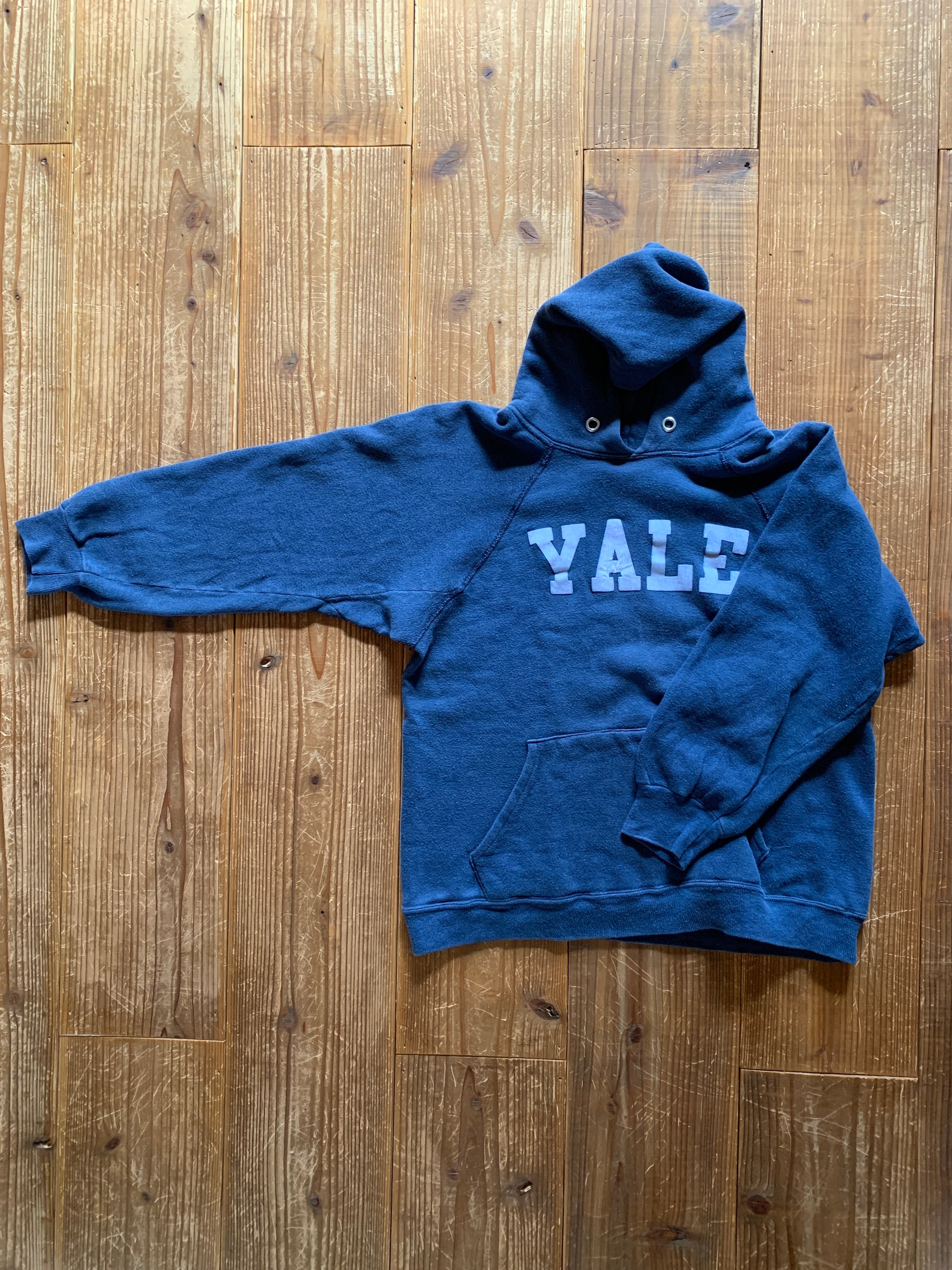 70's Champion スウェットパーカ "YALE" バータグ フェルト  表記(M)