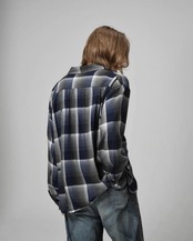【BOW WOW】CHECK RAYON SHIRT