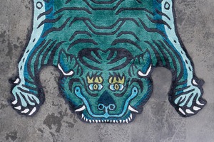 Tibetan Tiger Rug 《Sサイズ•シルク392》チベタンタイガーラグ