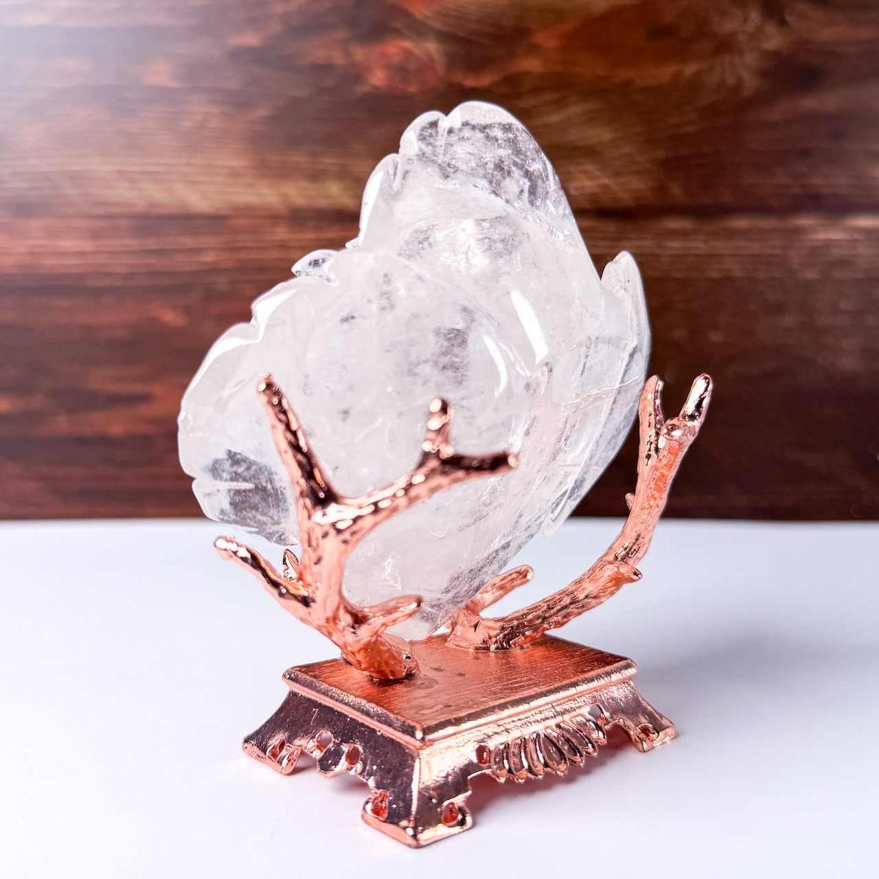 クリアクォーツ バラ * Clear Quartz * 天然石