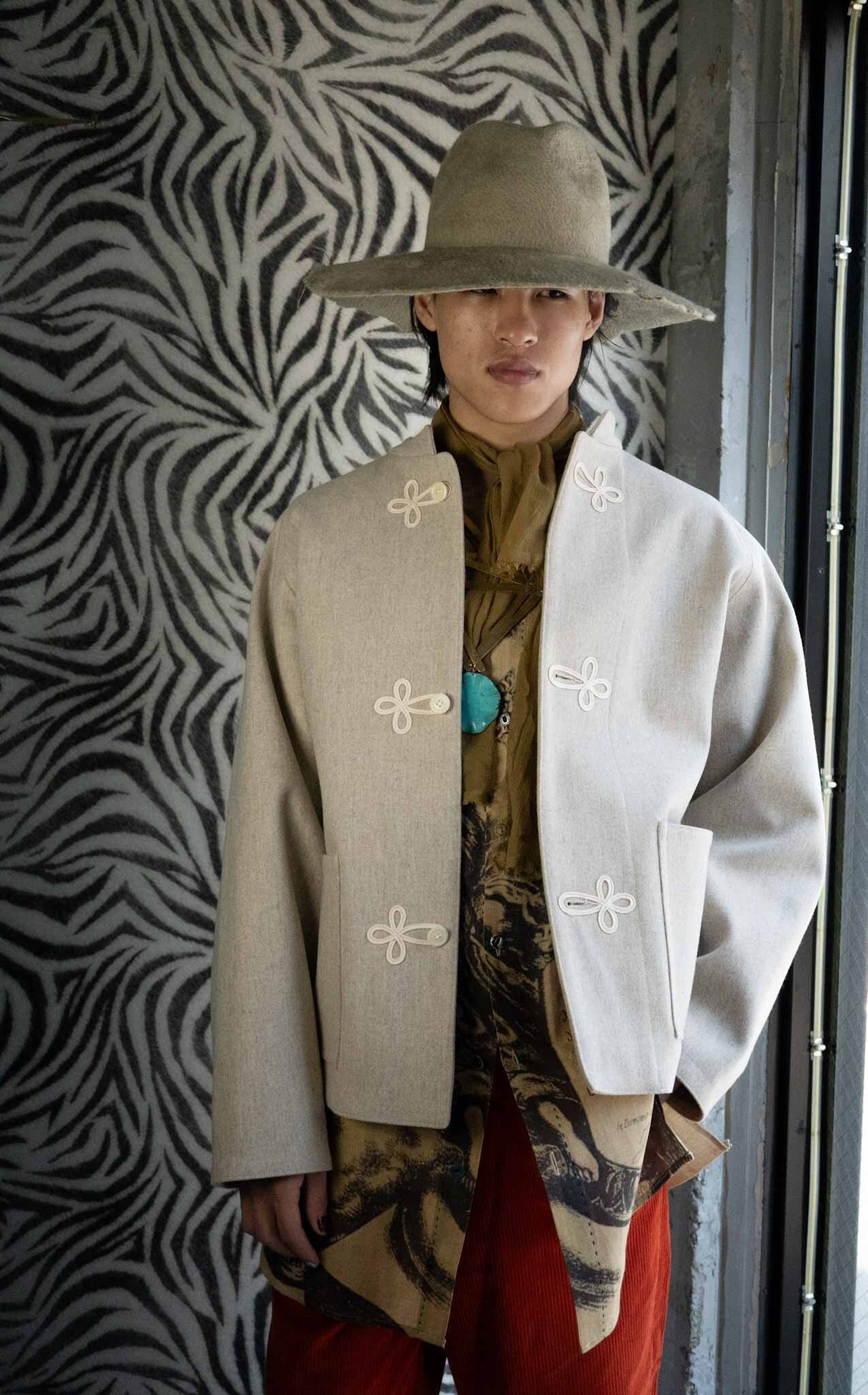 HAVERSACK / Vintage Melton Stand Collar Jacket （221037) | ARCD